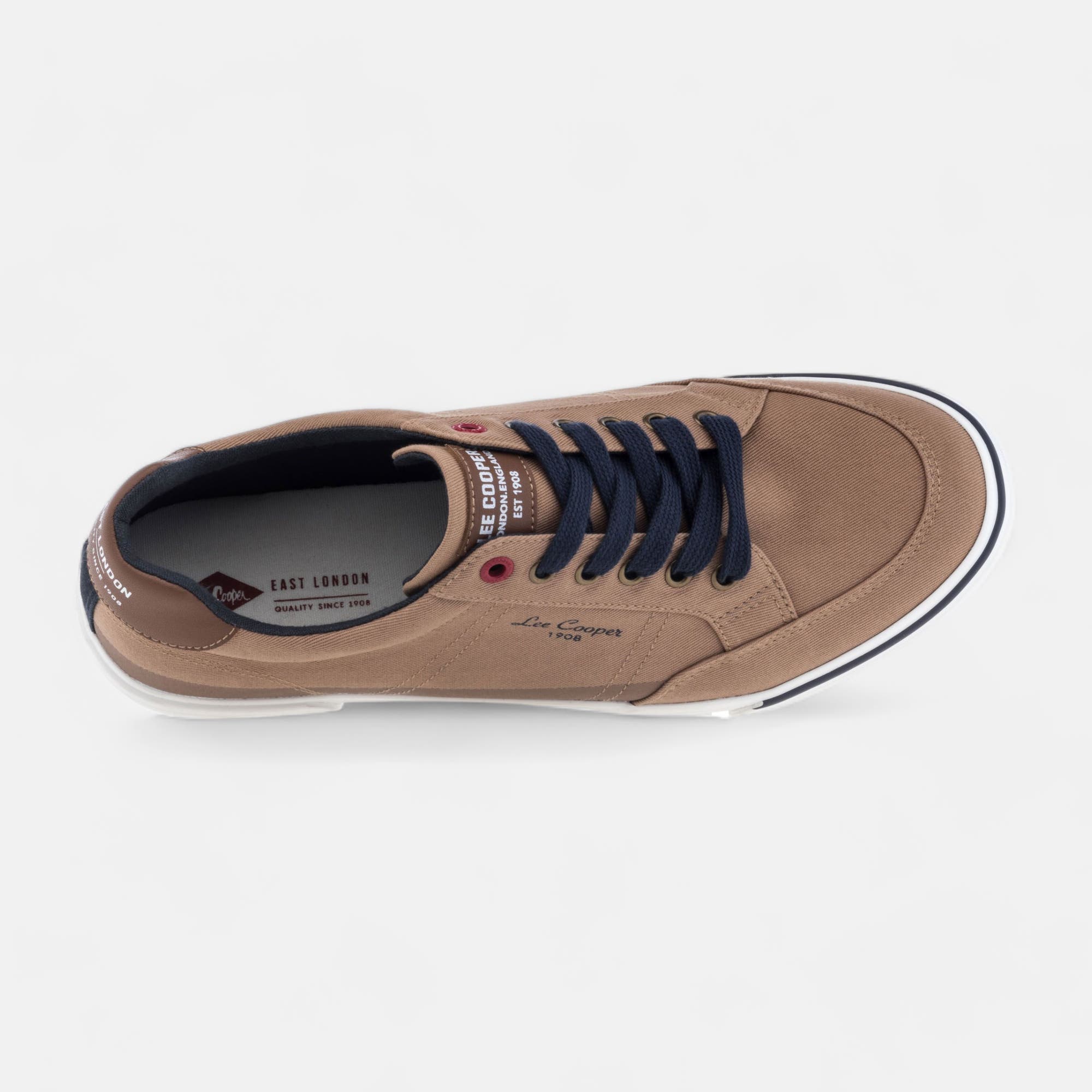 Baskets en toile Homme beige