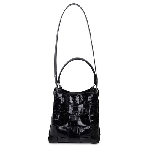 Núnoo Small Chiara Texas Braided Crossbody Taske, Black