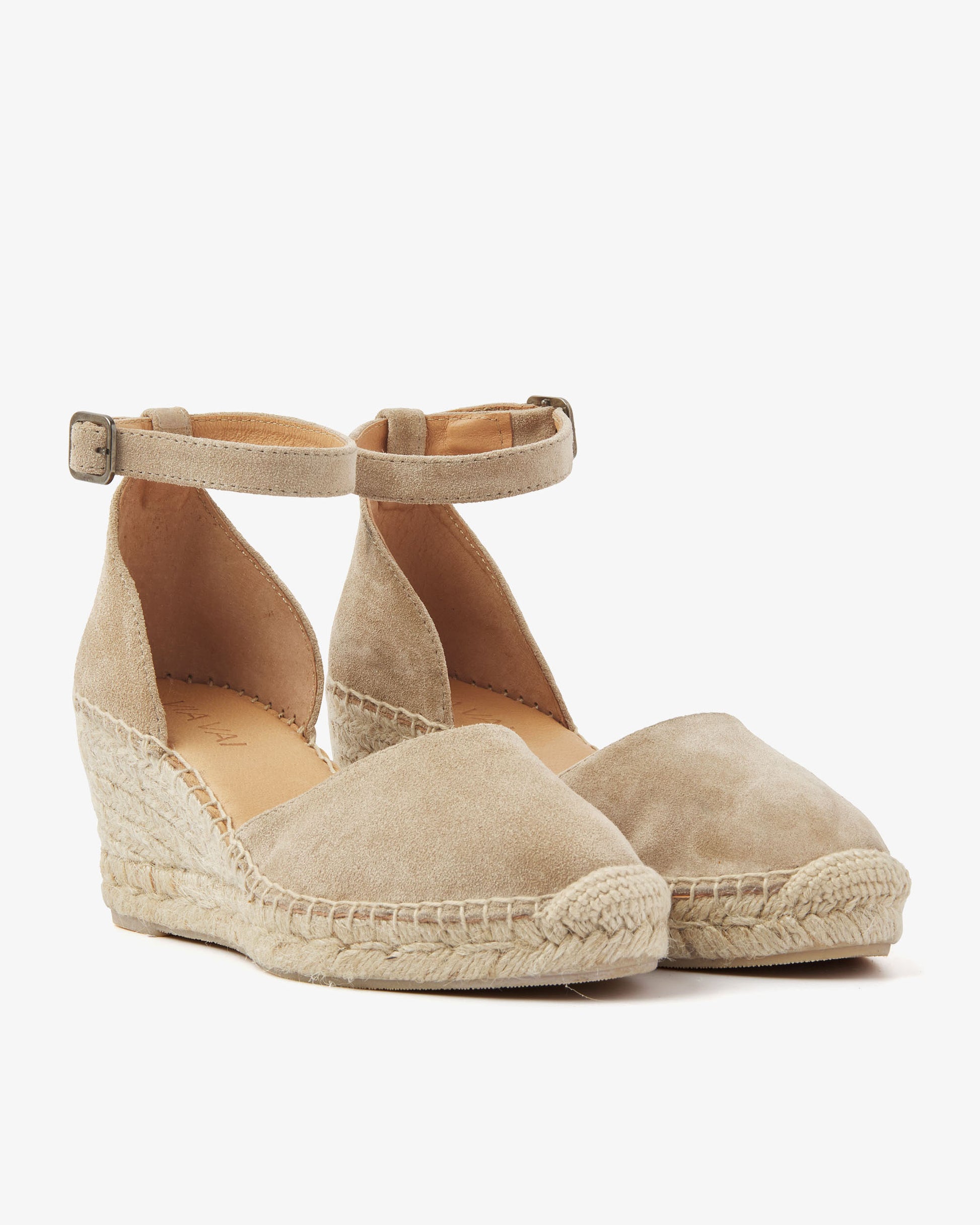 VIA VAI beige espadrilles Flora Braid