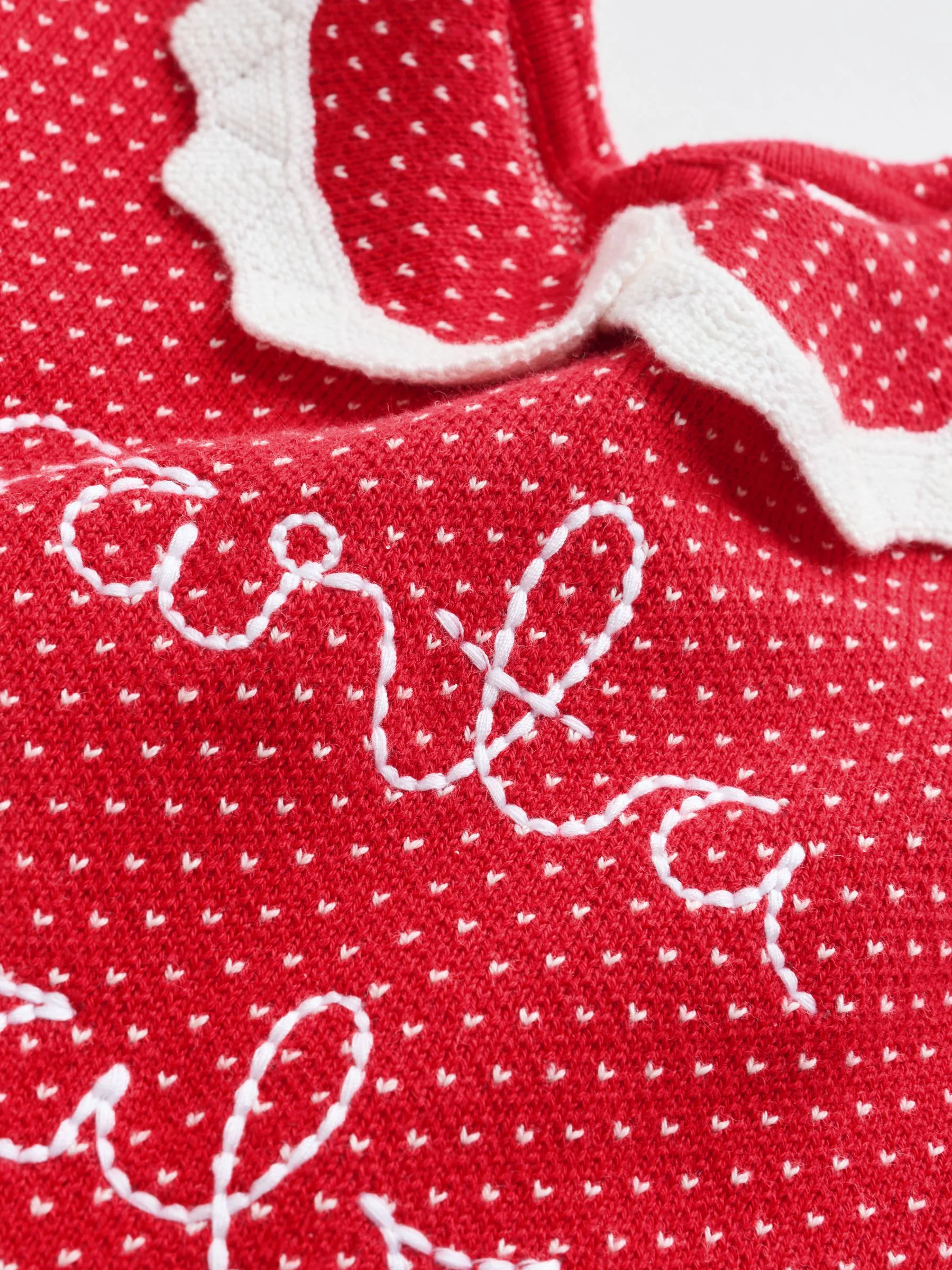 Rode kerstman - Kerst babytrui en leggings set (0mnd-2jr)