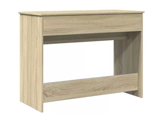 Coiffeuse avec miroir chêne sonoma 100x45x76 cm