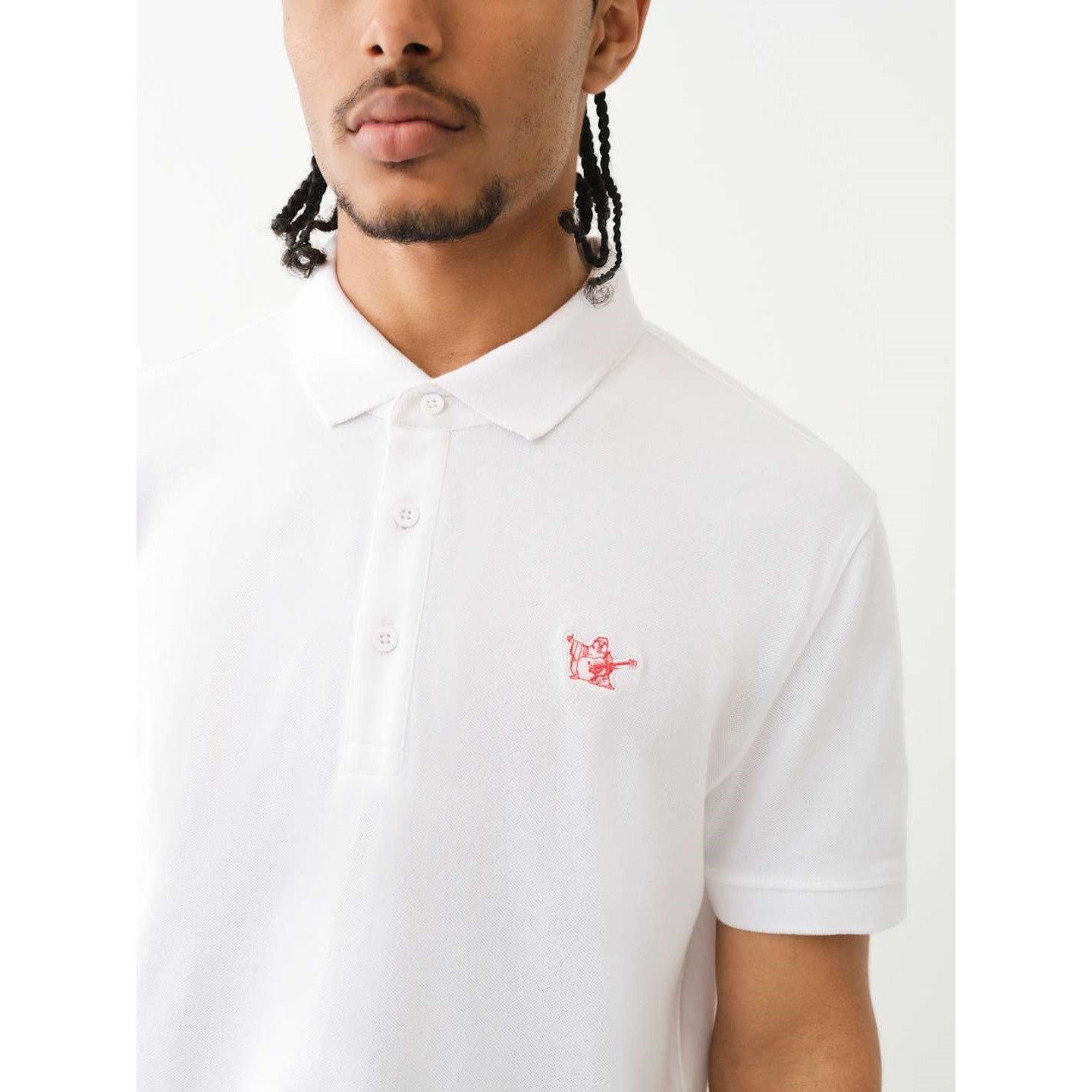 True Religion Buddha Patched Logo Polo Shirt