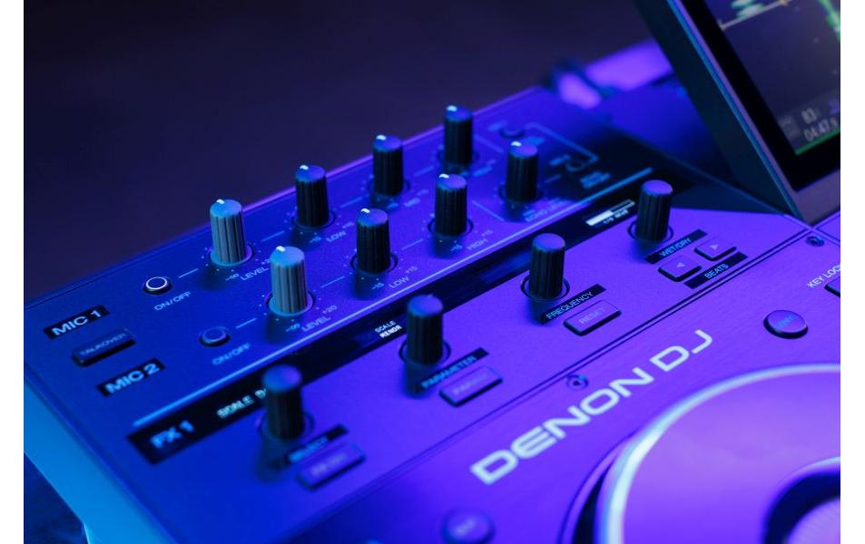 DJ-Controller Prime 4+ Special Edition White<br>4-Deck Standalone-DJ-Controller mit Stems
