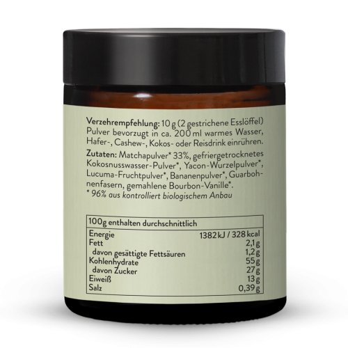 Sunday Natural Products  Matcha Latte