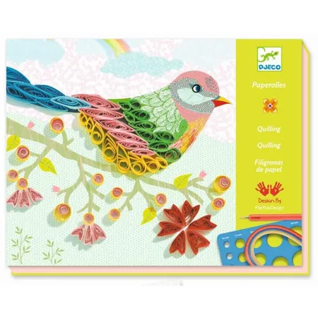 Djeco Jahreszeiten aus Papierschnecken - Quilling