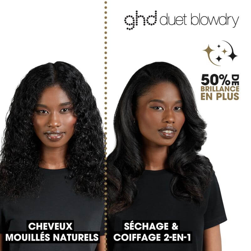 Brosse Soufflante 2-en-1 Duet Blowdry Blanc ghd