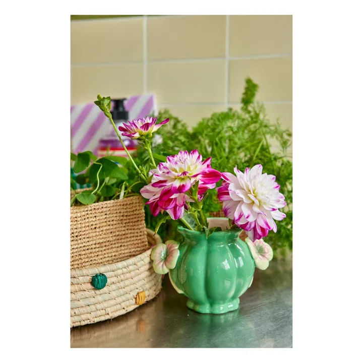 Rice Vase en céramique | Vert amande