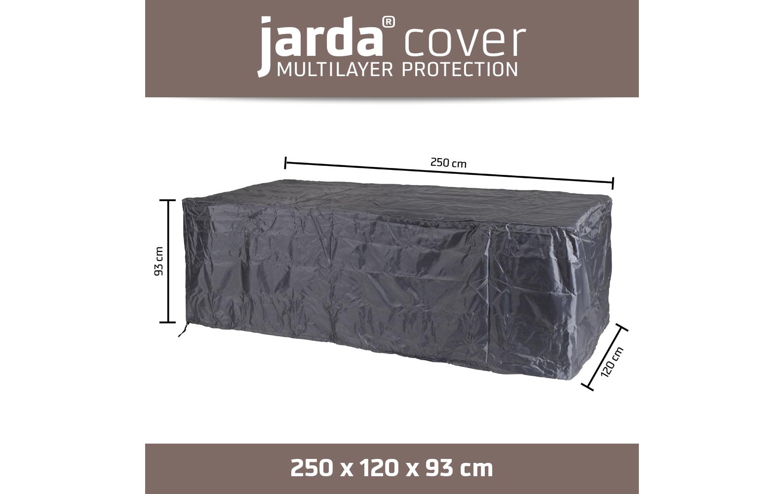 Schutzhülle 250 x 120 x 93 cm, GartenmöbelAbdeckhaube mit Aufbewahrungstasche
