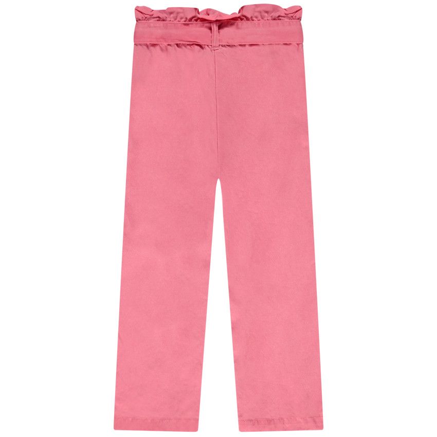 Pantalon fluide en lyocell uni pour fille - Multicolore