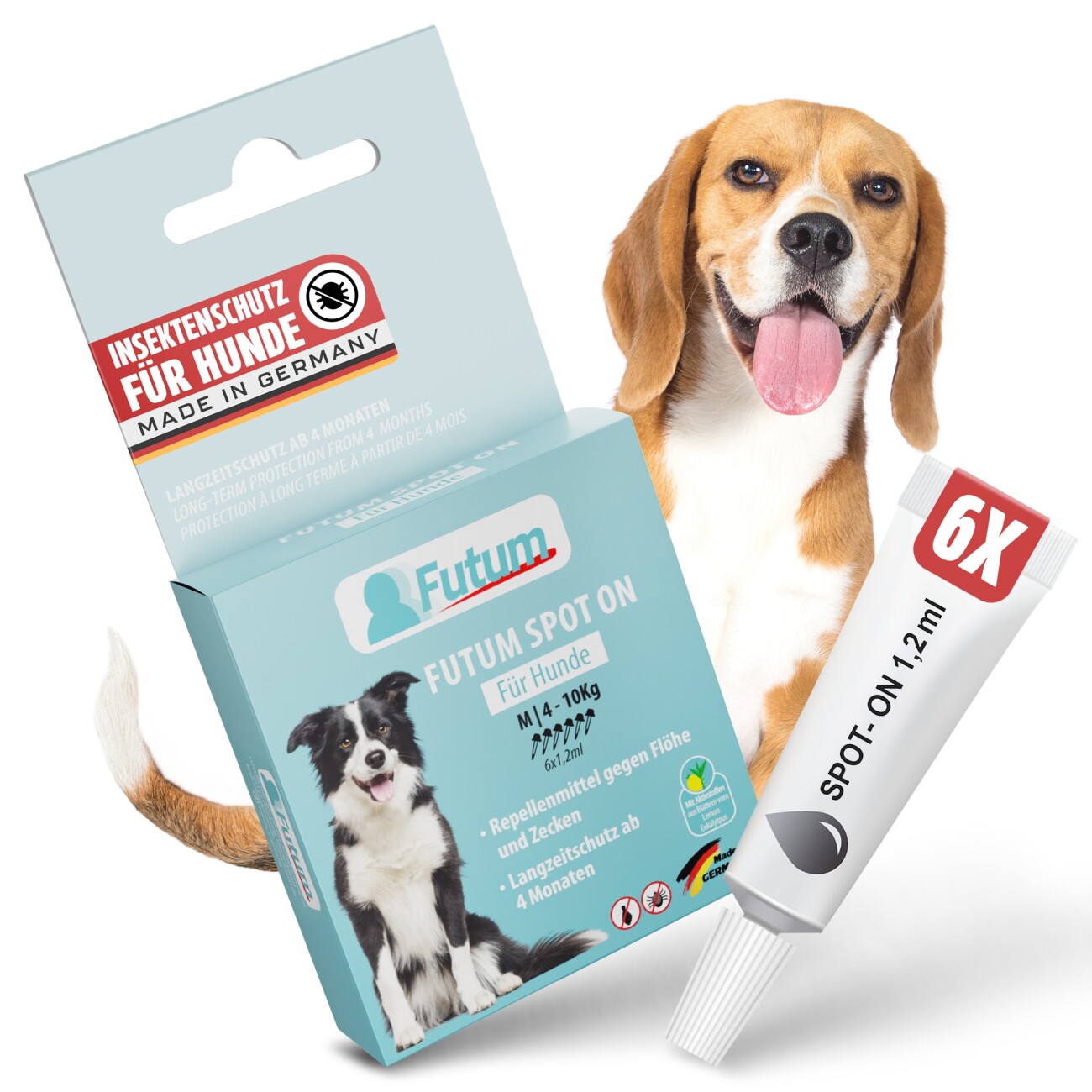Futum Spot On (6x1,2ml) für Hunde 7 ml