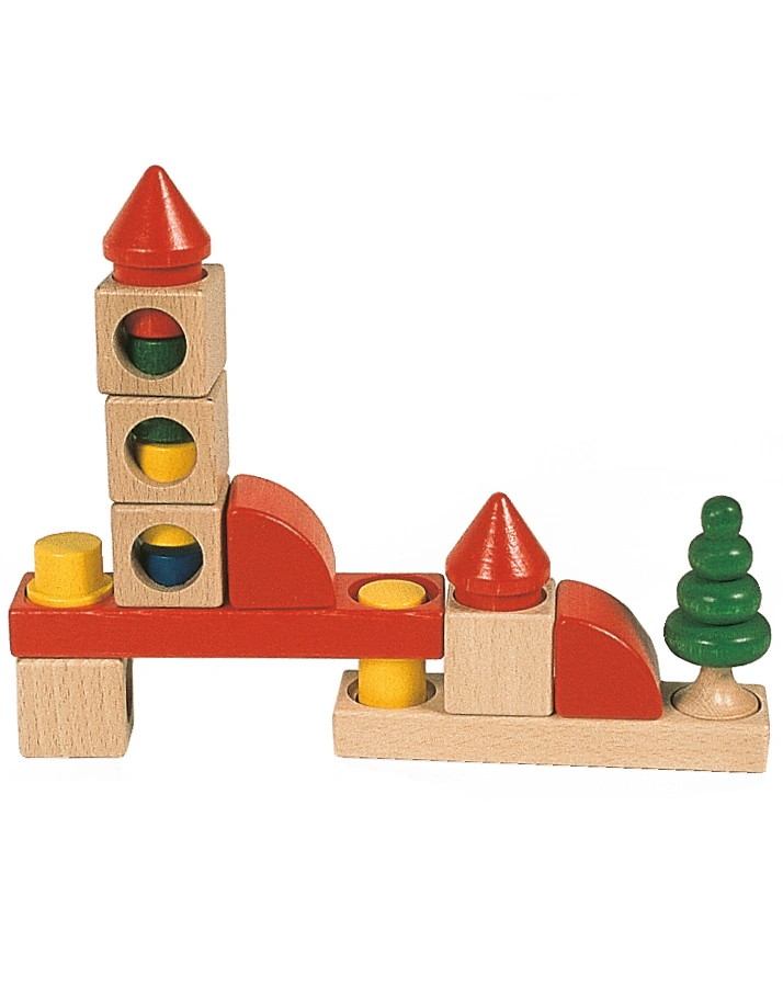 Steckspiel CUBIO BABYPACK 1 20-teilig aus Holz