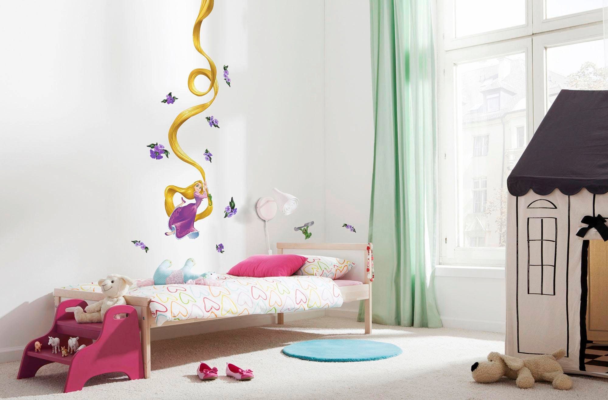 Komar Wandtattoo »Rapunzel - Grösse 100 x 70 cm« selbstklebend, Wandsticker, Kinderzimmer