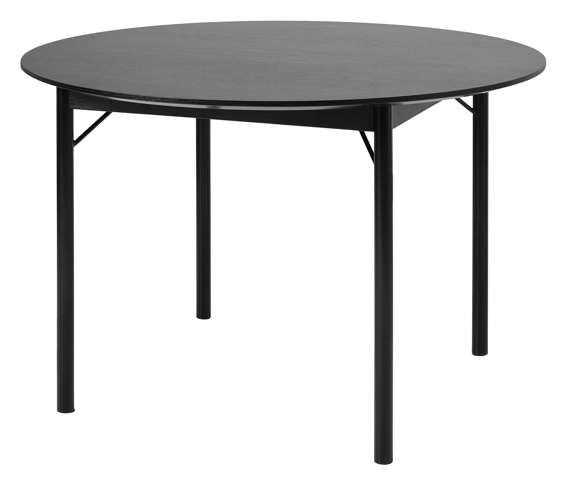 Noka Eetkamertafel - ø120 cm - Zwart