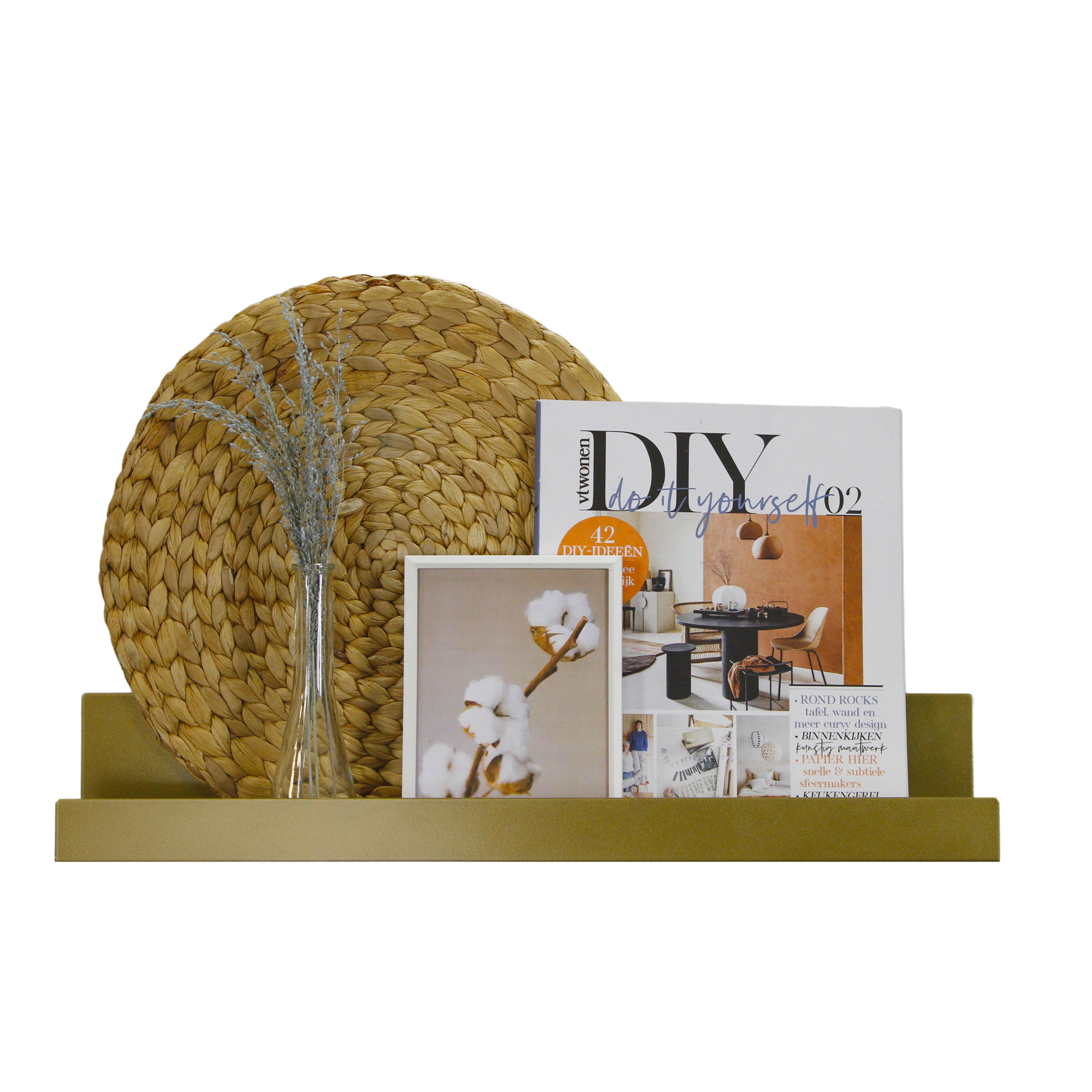 Magnetische boekenplank large goud