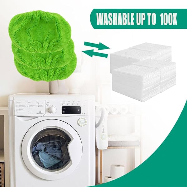 Erstatning pads Swiffer Mop Gjenbrukbare 2 stk