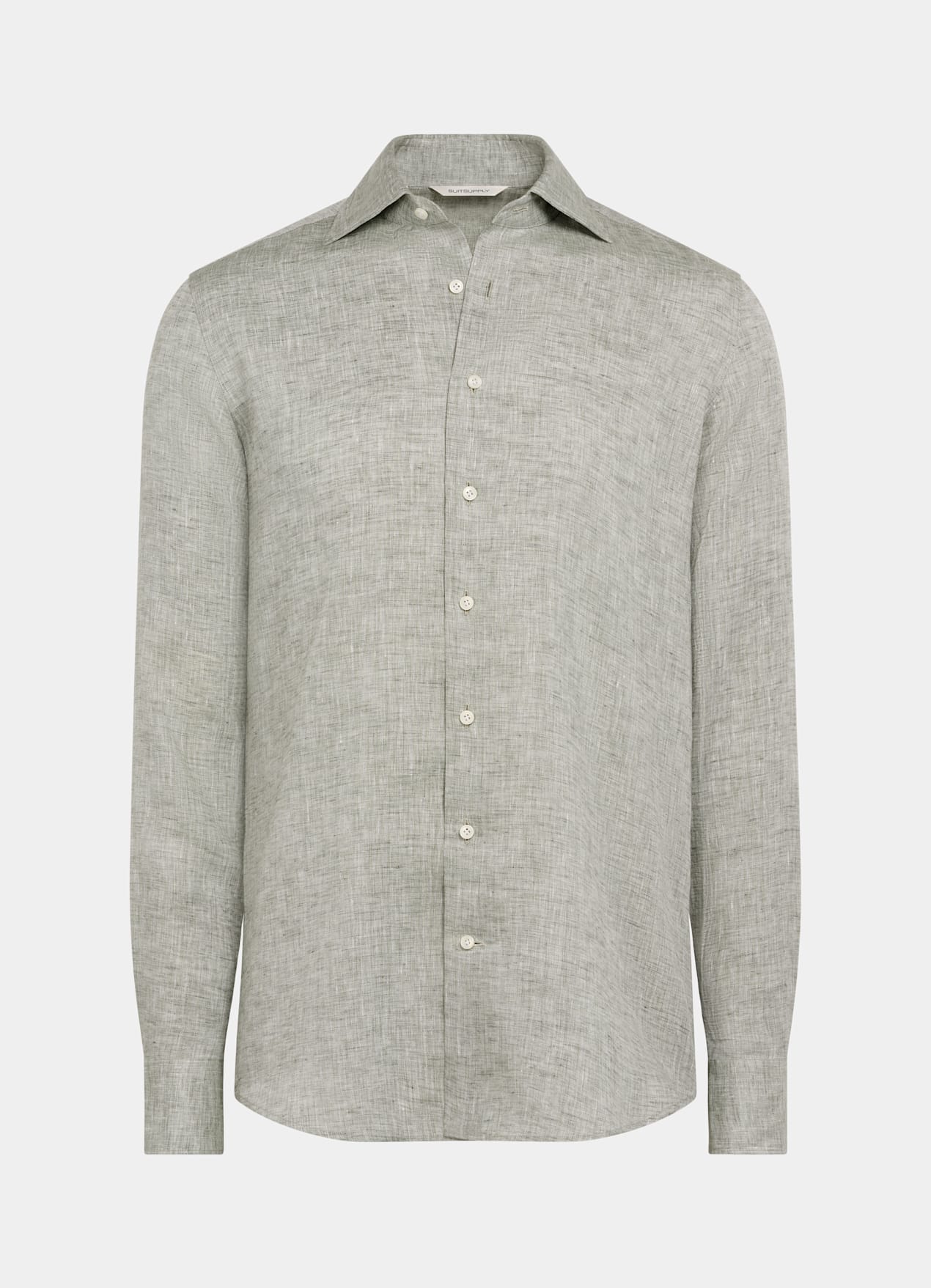 Chemise coupe Tailored vert clair