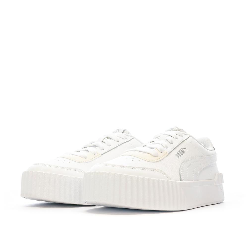 Puma Baskets Blanches Femme Puma Carina Lift