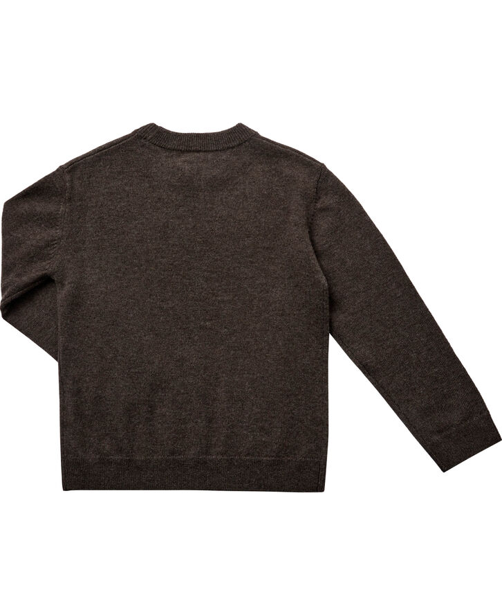 Magasin du Nord Collection Strikka RWS wool & cashmere pullover Light brown melange