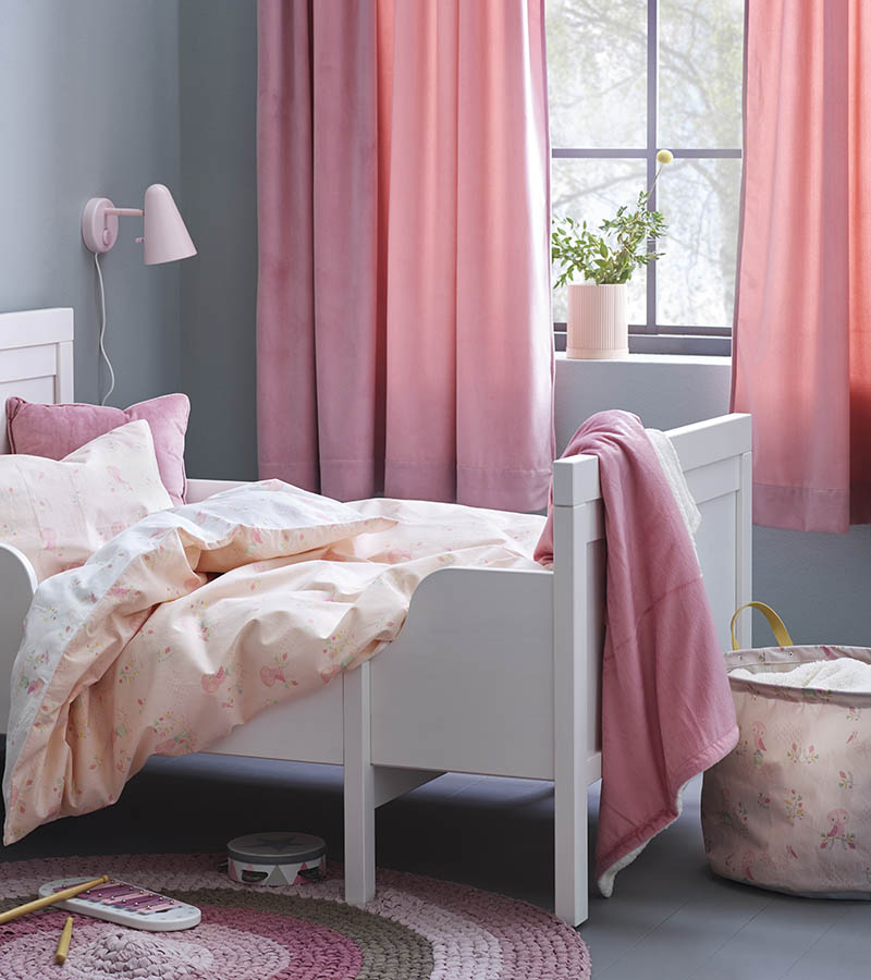 Loni gardin 140x160 rosa