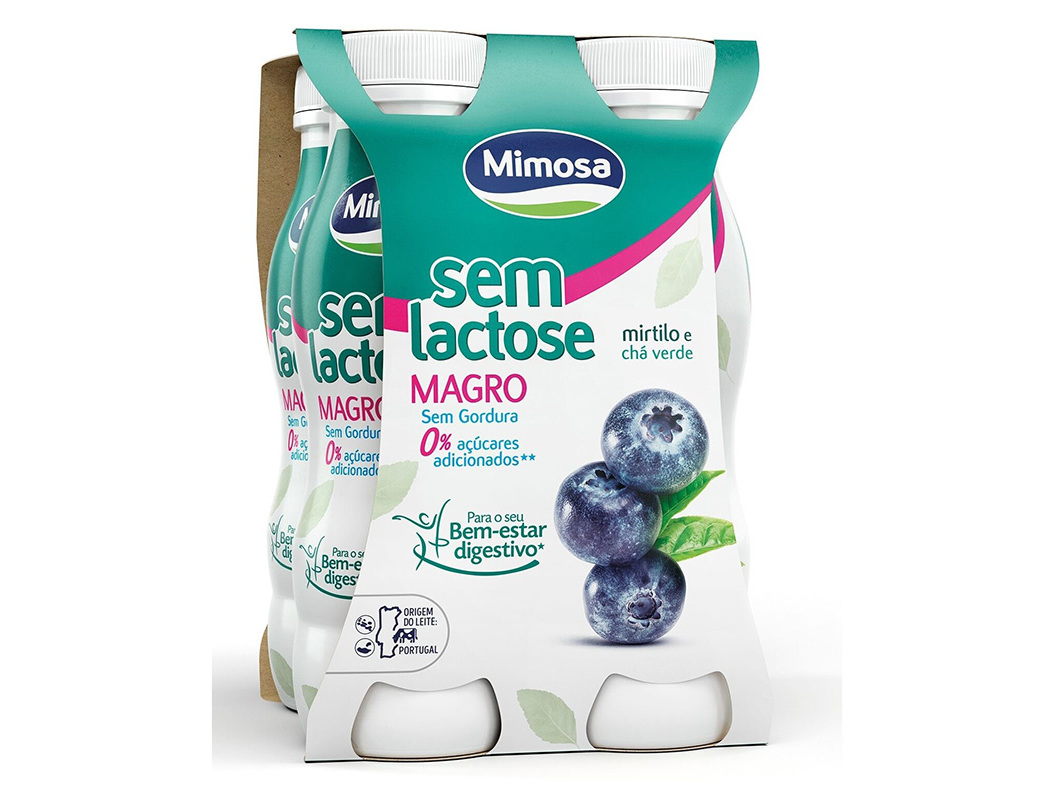 IOGURTE S/LACTOSE LÍQUID MIMOSA MIR/CHA VER 4X151ML
