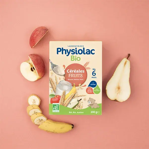 Physiolac Cereal Orgânico Fruta +6m 200g