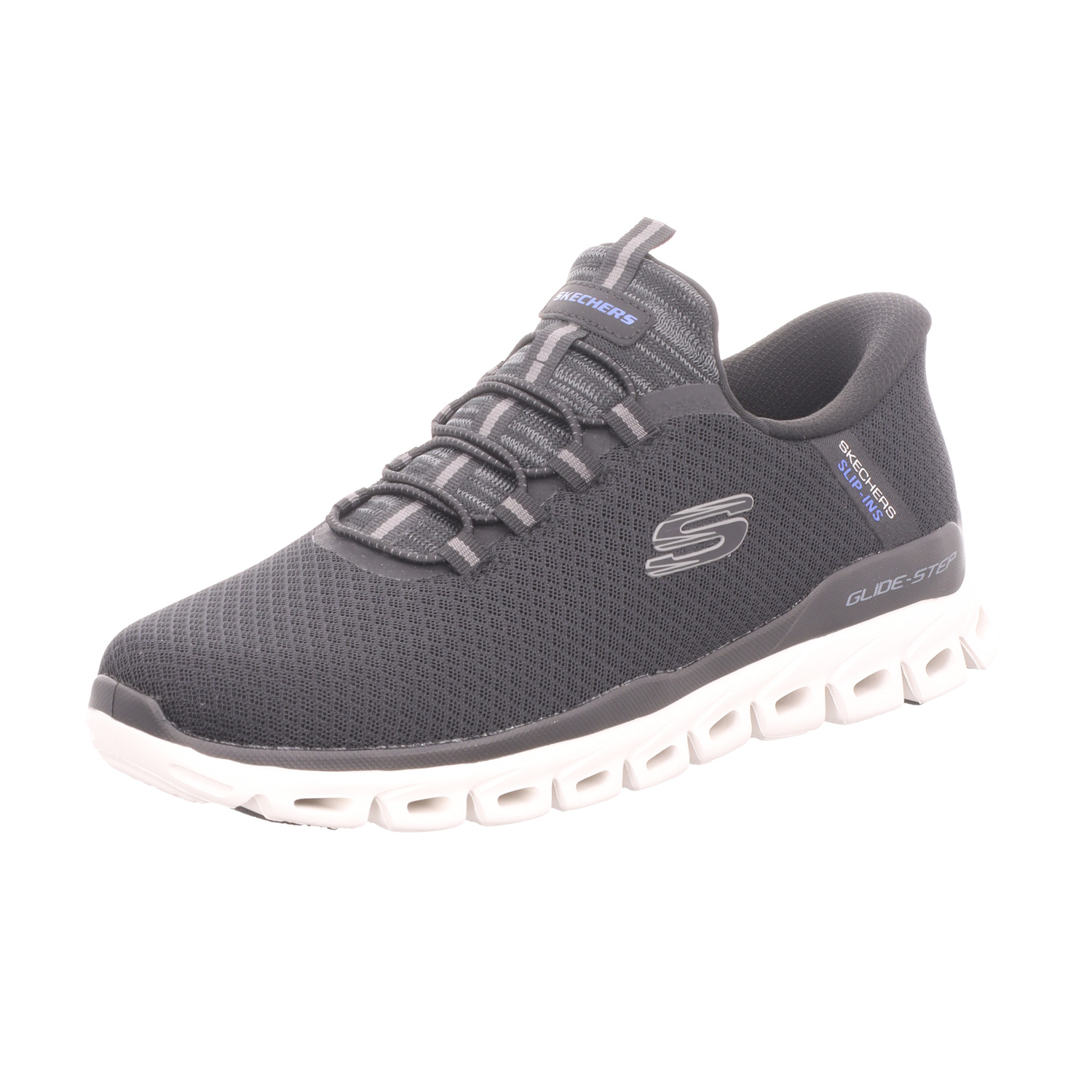 Skechers Herren-Sneaker Schwarz-Weiß