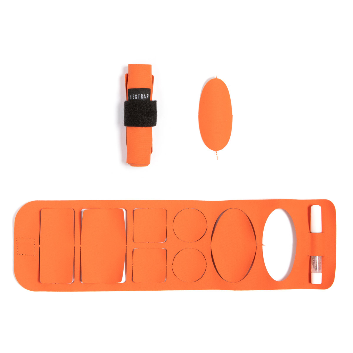 Restrap Tyre Boot Kit Lappekit til Dæk, Orange
