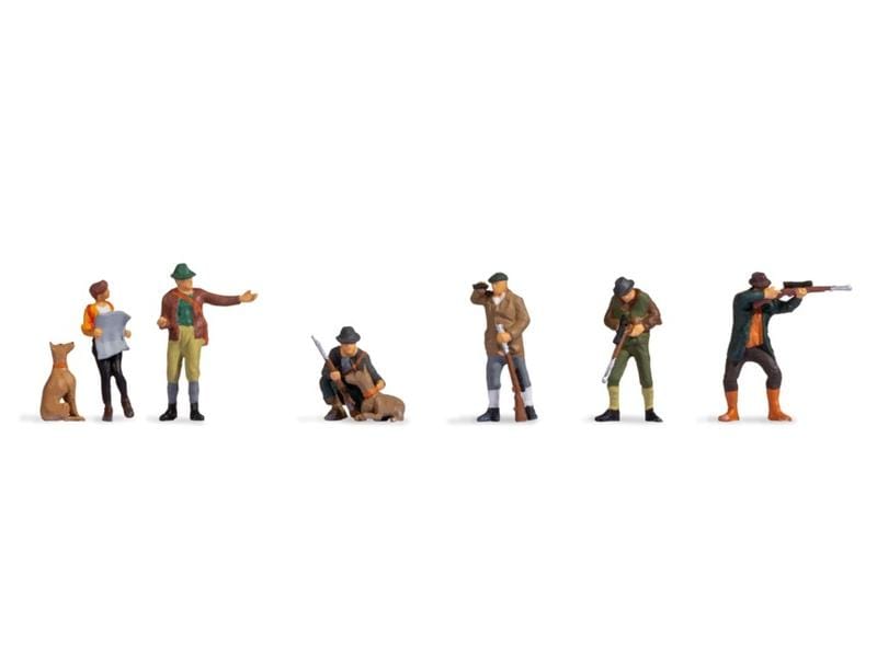 NOCH Figuren Jäger und Förster H0 Figurenset im Massstab 1:87