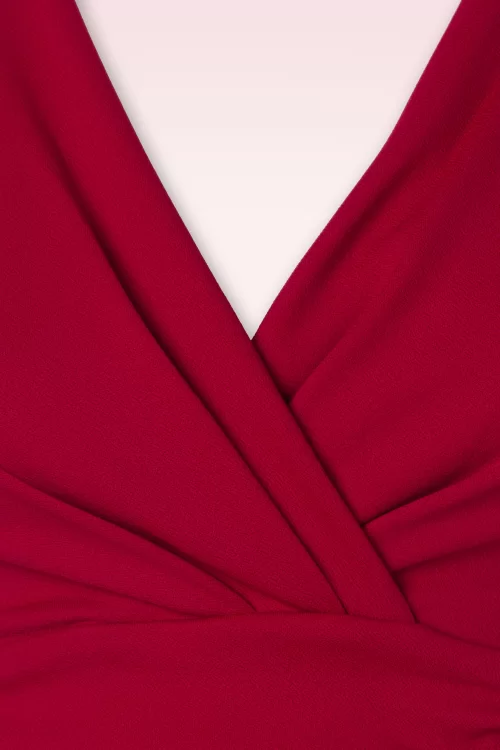 Vintage Chic for Topvintage Esmeralda swing jurk in lipstick rood