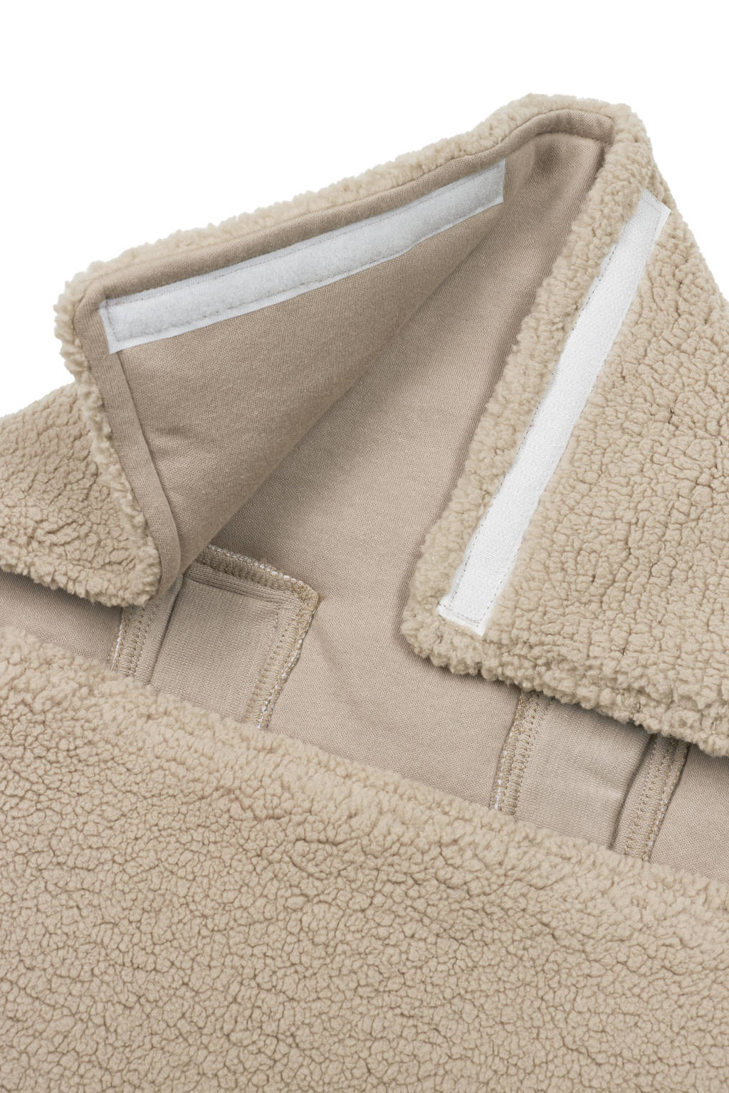 teddy voetenzak beige