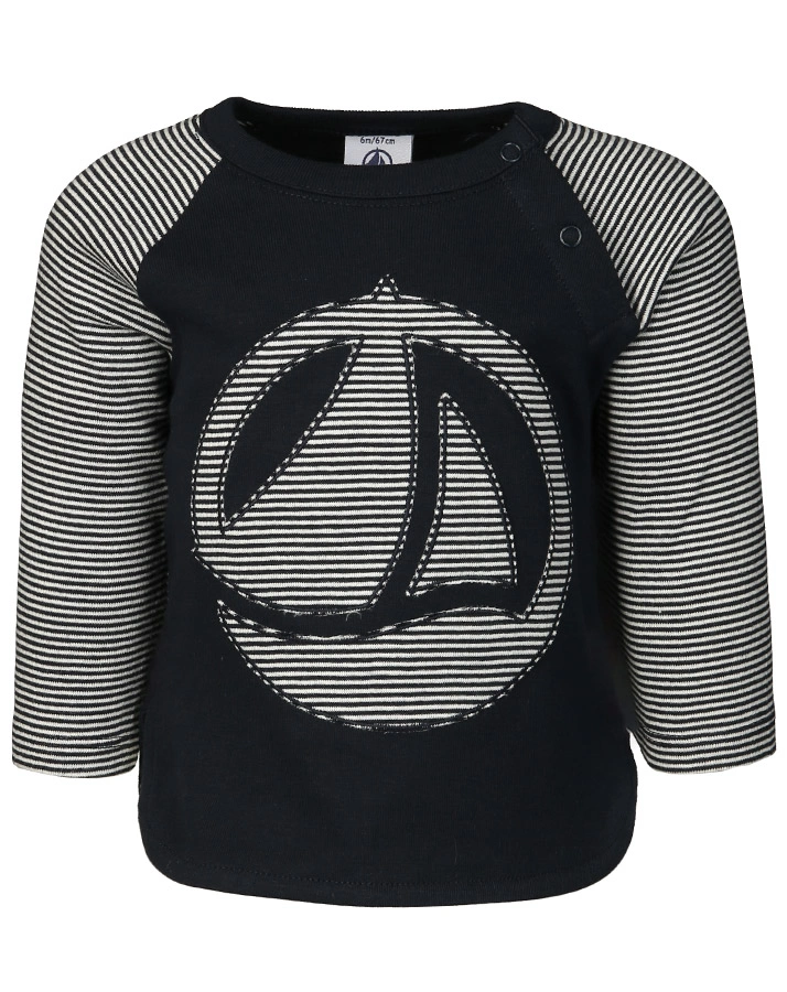 Langarmshirt LEVAR in dunkelblau