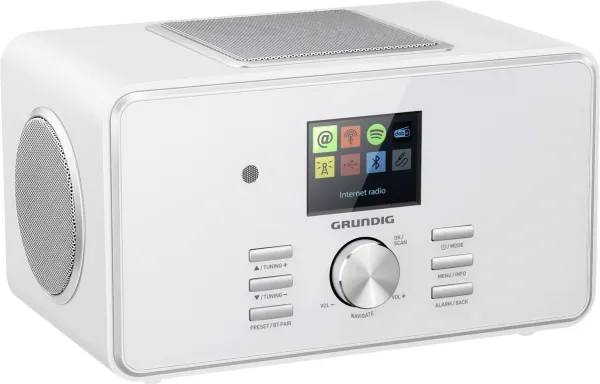 Grundig DTR 6000 X, Bærbar, Analog & digital, DAB , FM, PTY, 8 W, TFT