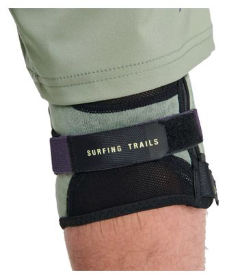 Genouillères VTT ION K-Lite Zip Vert Unisexe