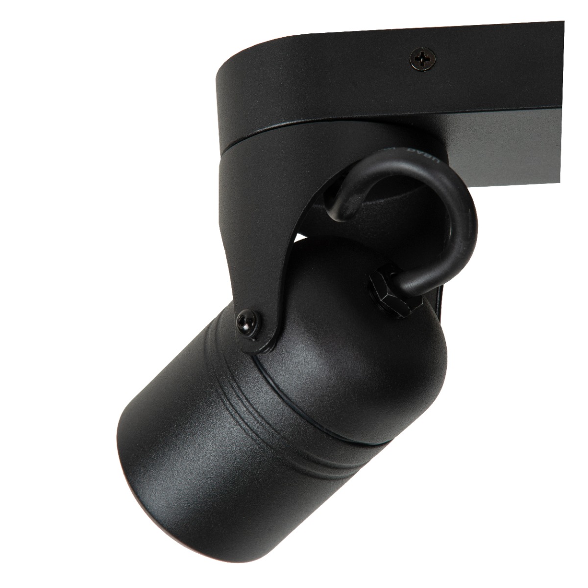 Lucide Niort dubbele wandspot 6W 20x16cm zwart