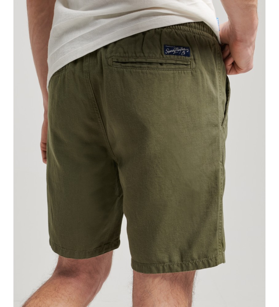 Shorts Superdry Vintage Green Overdyed