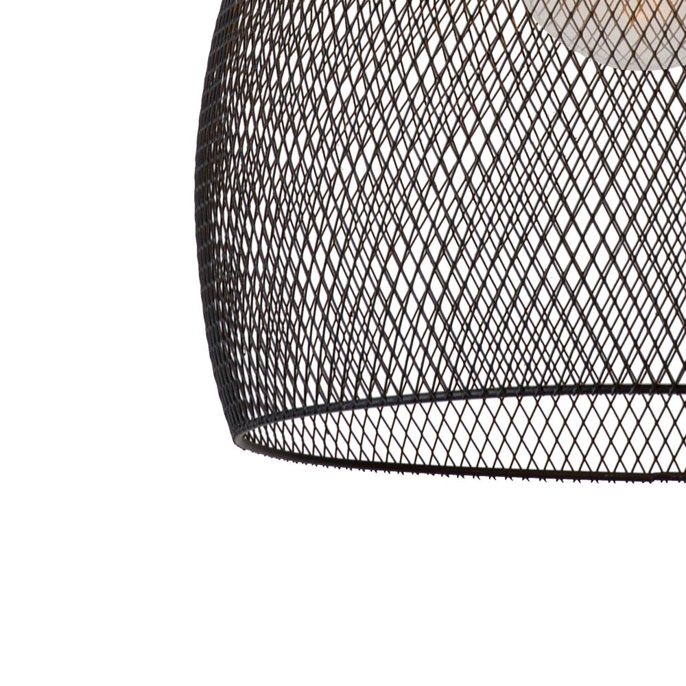 Lucide Mesh hanglamp 28cm 1x E27 zwart