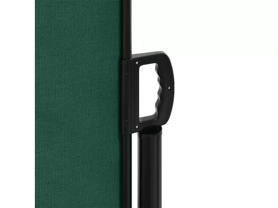 Auvent latéral rétractable vert foncé 220x600 cm