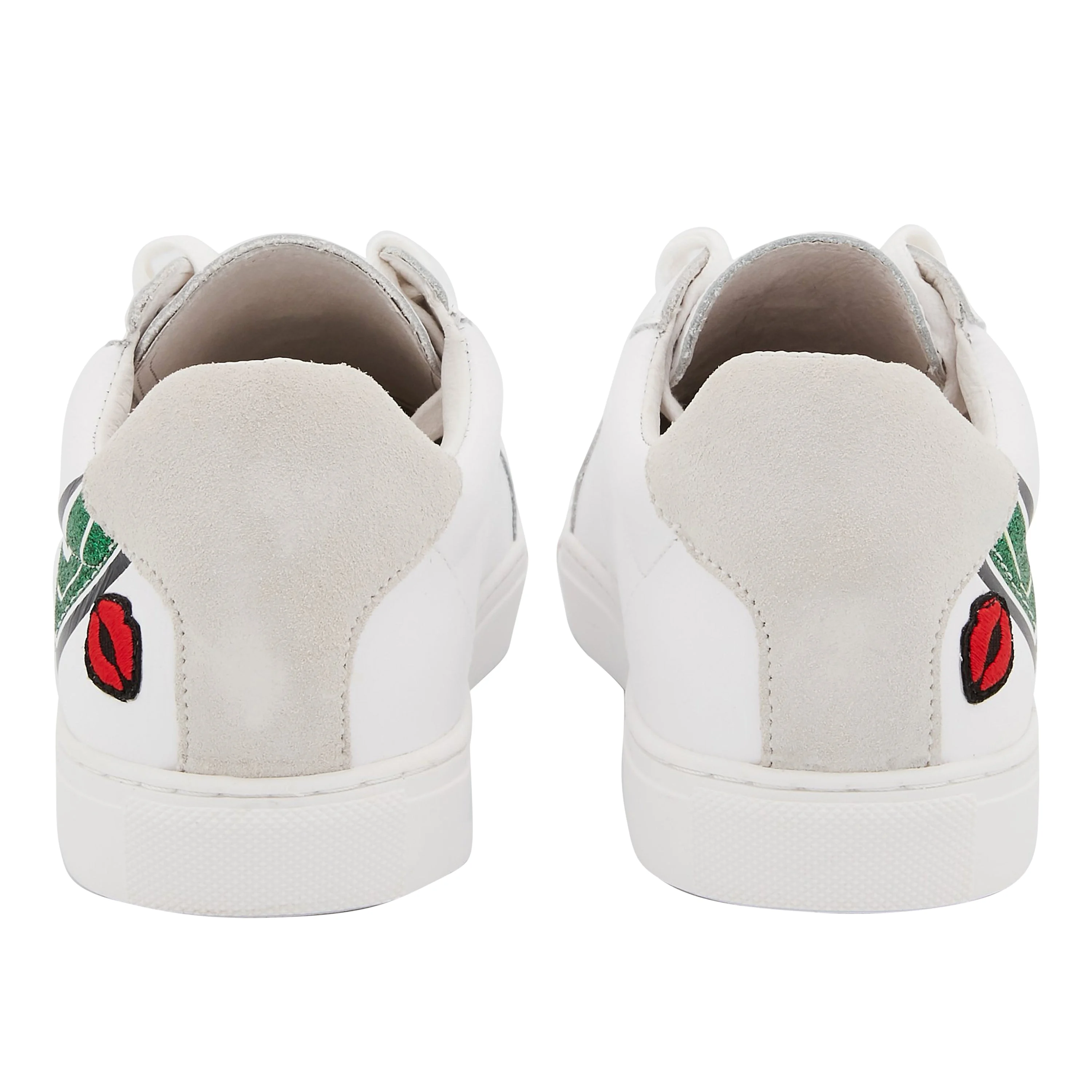 SIMONE RETRO AMOUR - Sneakers en cuir | Blanc