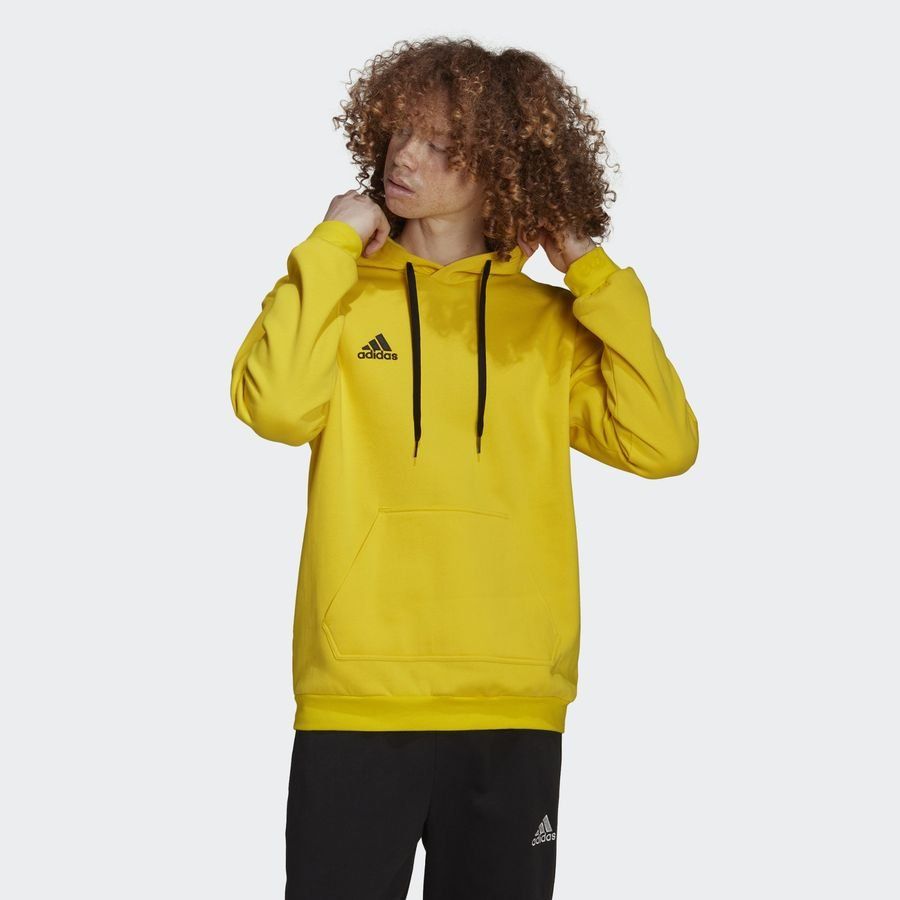 adidas Entrada 22 Sweat à Capuche - Jaune/Noir