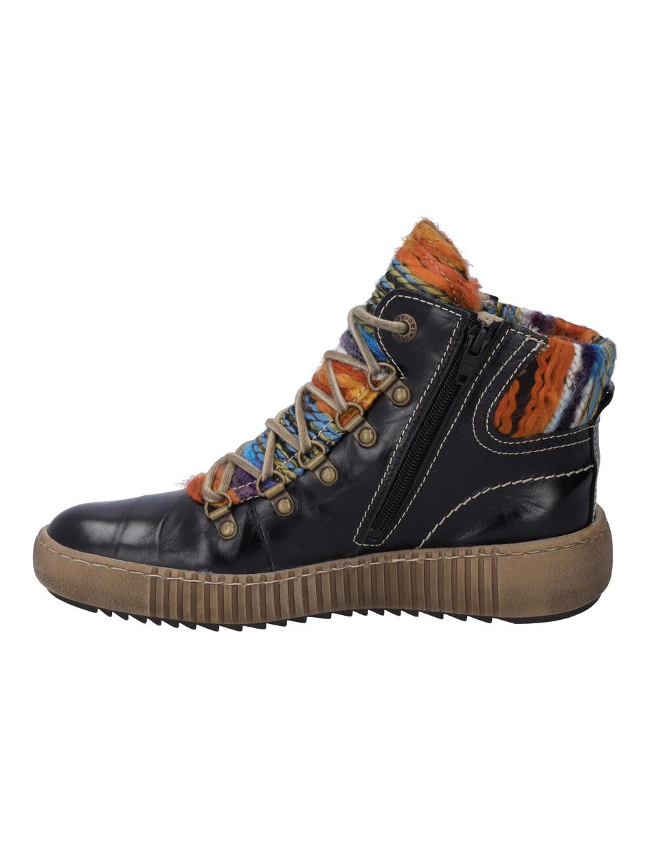 Stiefelette Maren 06, schwarz-multi
