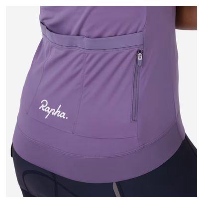 Maillot Manches Courtes Femme Rapha Core Lila