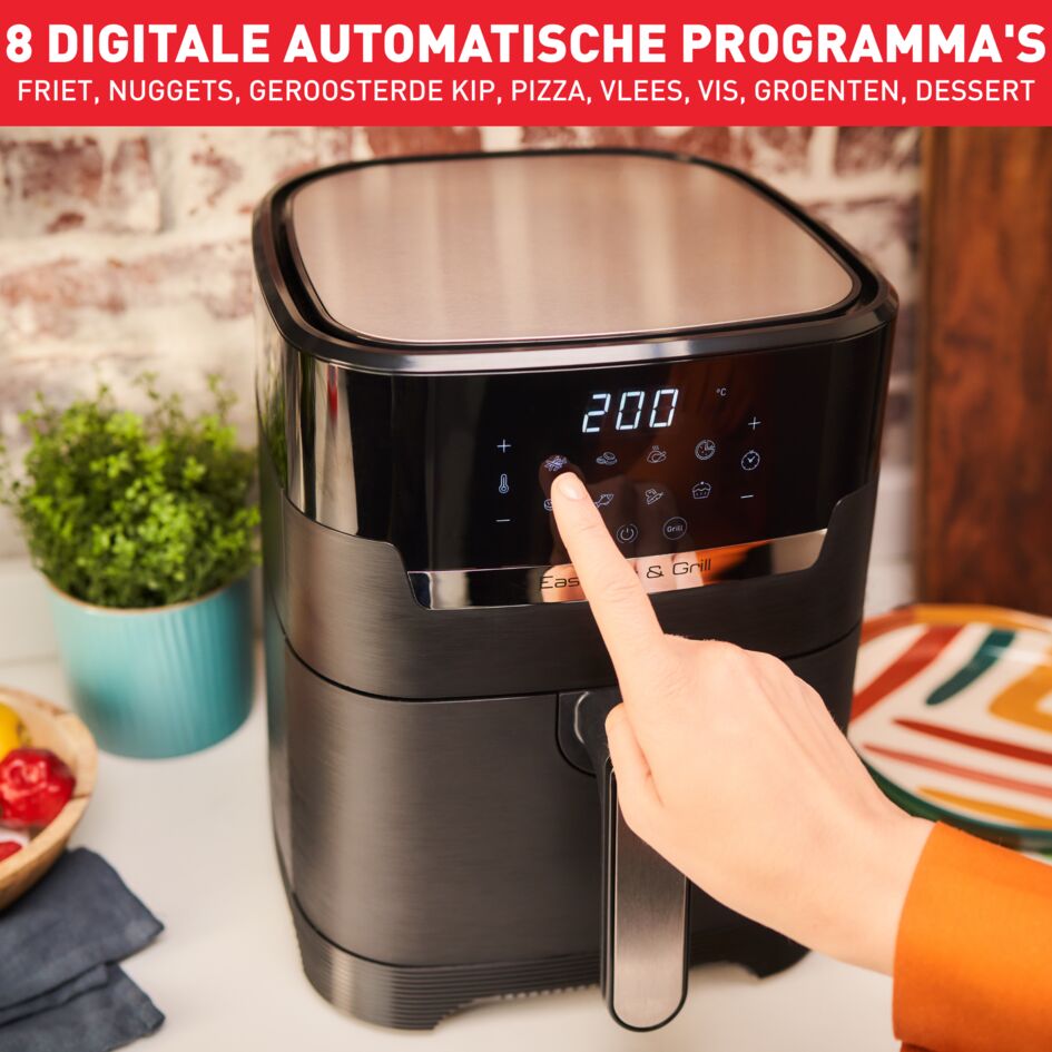Easy Fry & Grill Precision XL EY5058 Air fryer 2-in-1 - 8 programma's - 4,6 L