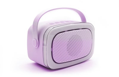 Lalarma Karaokesett med LED-lys & 2 Mikrofoner, Lilla