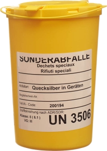 E SAFE Quecksilber Entsorgungsbox, 2.0 l