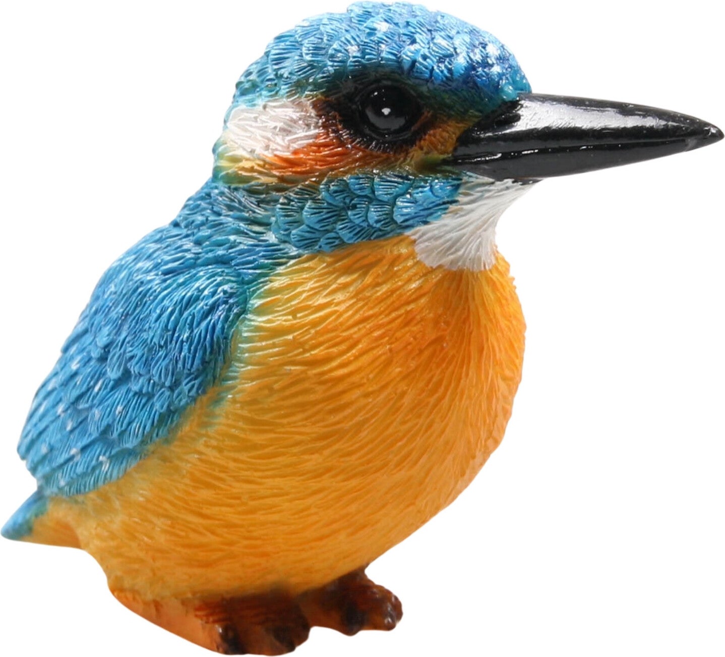 Farmwood Animals tuinbeeld ijsvogel XS blauw / geel 7 x 4,5 x 6 cm