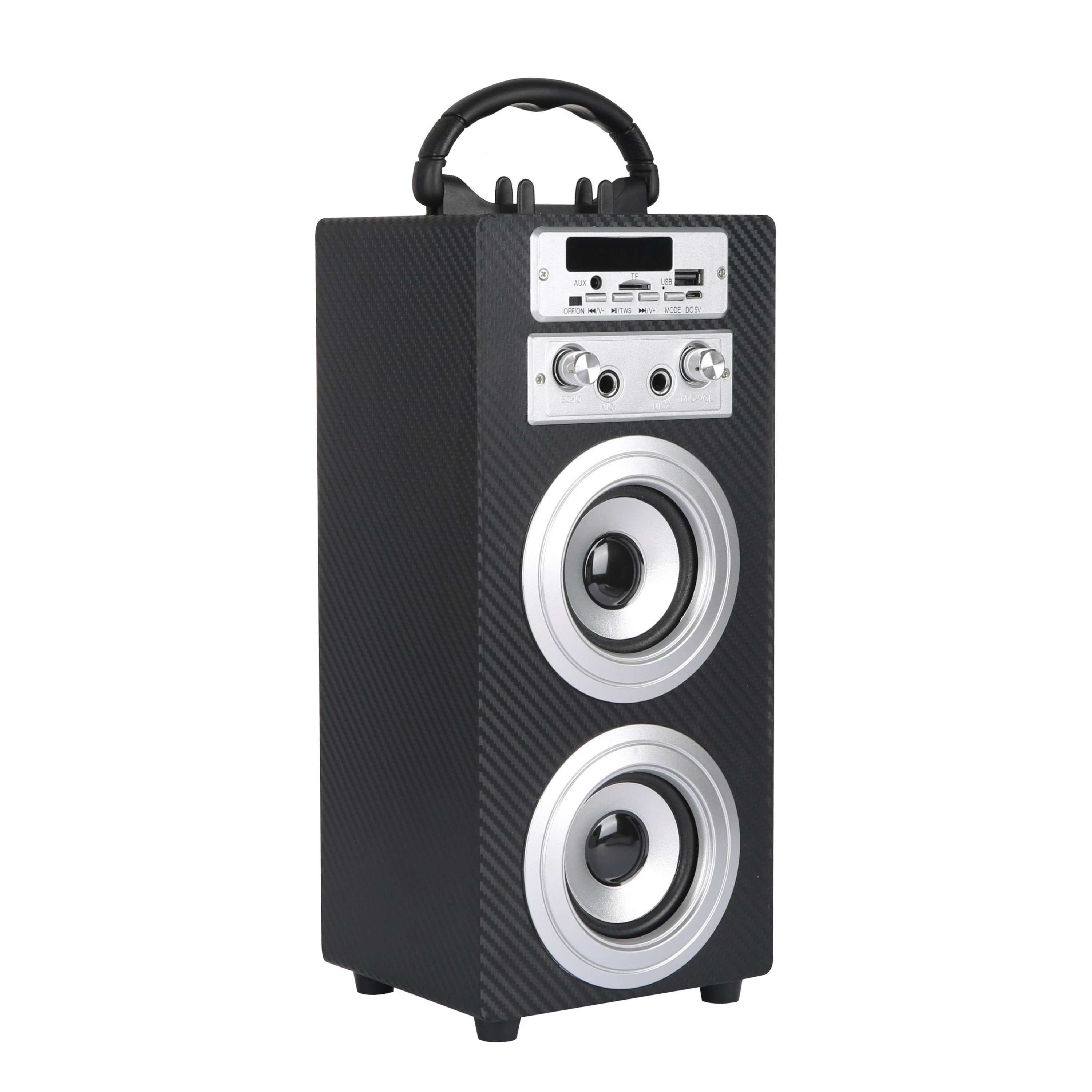 Bluetooth Lautsprecher kabellos 2 x 5 W schwarz