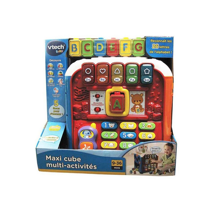 Maxi Cube multi-activités - Doré