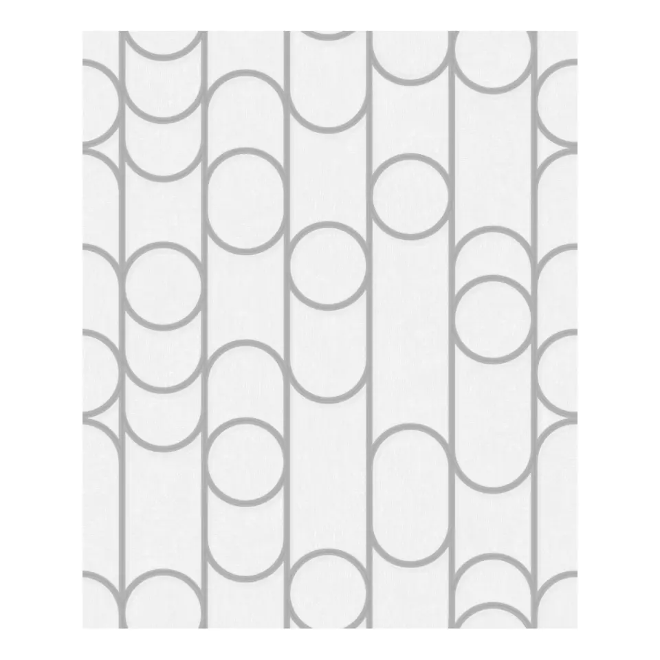 Dutch Wallcoverings - Galactik dessin wit/grijs - 0,53x10,05m