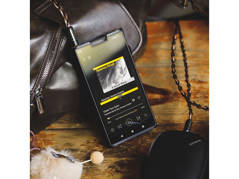 Shanling HiRes-Player M8T Schwarz High-Res-Musikplayer mit Transistor- und Röhrenverstärker
