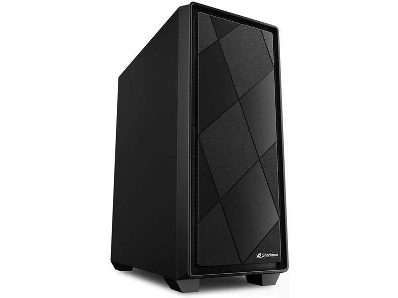 Sharkoon PC-Gehäuse VS8 Midi-ATX-Tower mit vorinstalliertem 120-mm-Lüfter